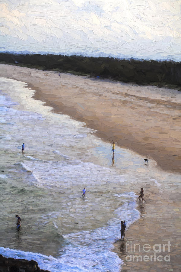Impressionism Photograph - Fingal Beach  by Sheila Smart Fine Art Photography