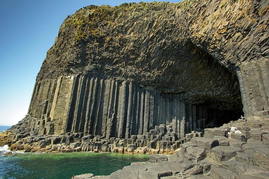 Fingals Cave And Basalt Columns Photograph by Simon Booth