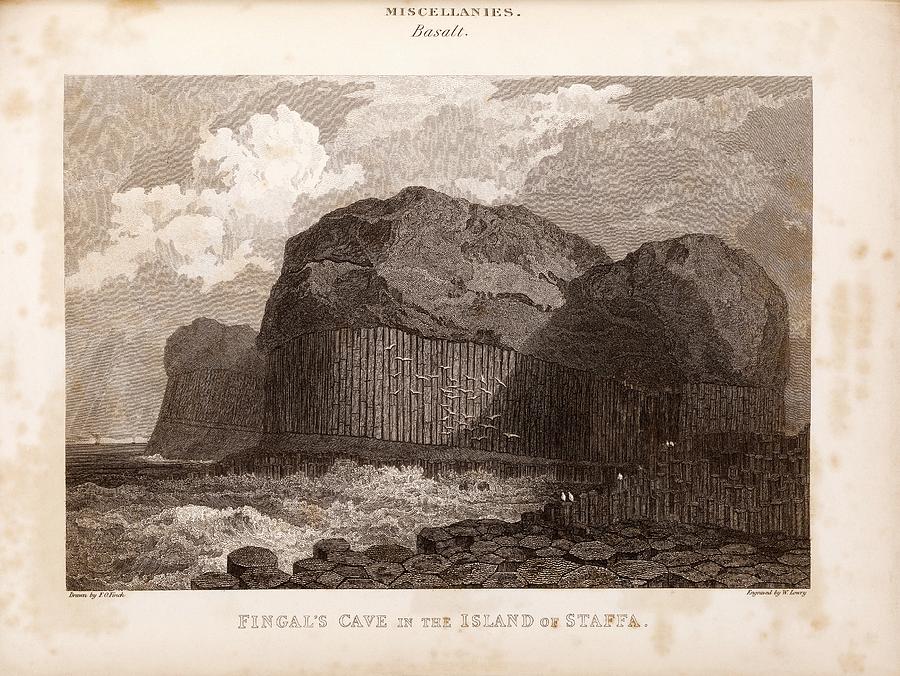 Fingals Cave On Staffa Photograph by Middle Temple Library