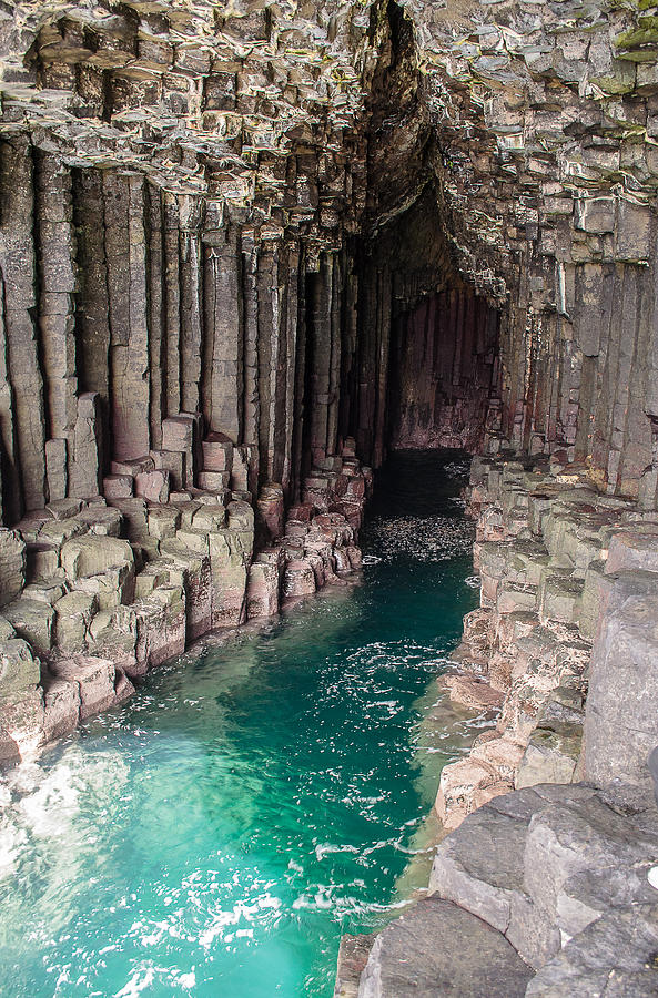 Rose Photograph - Fingals Cave by Sergey Simanovsky