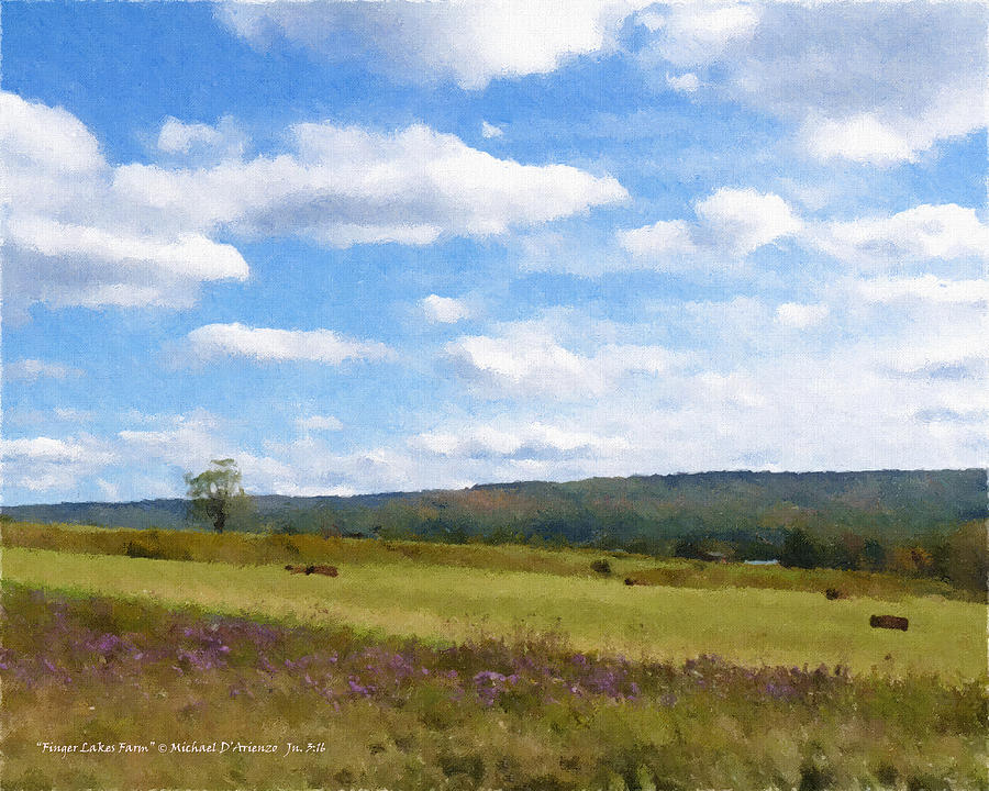 Finger Lakes Farm Painting By Michael DArienzo Fine Art America   Finger Lakes Farm Michael Darienzo 