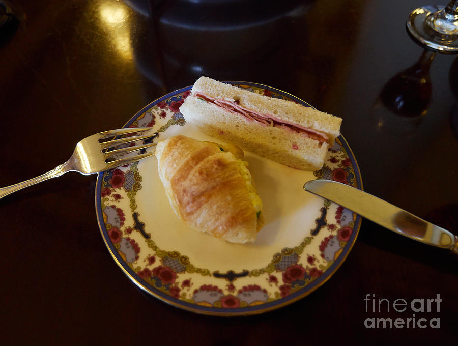 Finger Sandwiches for Traditional Afternoon Tea Photograph by Louise Heusinkveld