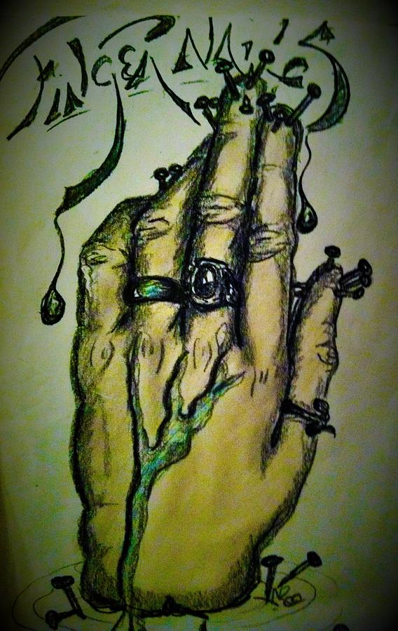 Fingernails Drawing by Alexandria Weaselwise Busen Fingernails Drawing by Alexandria Weaselwise Busen