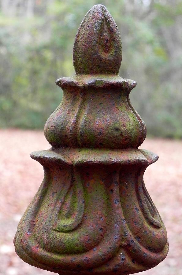 Finial Photograph - Finial at Chapel of Ease Frogmore South Carolina  by Patricia Greer