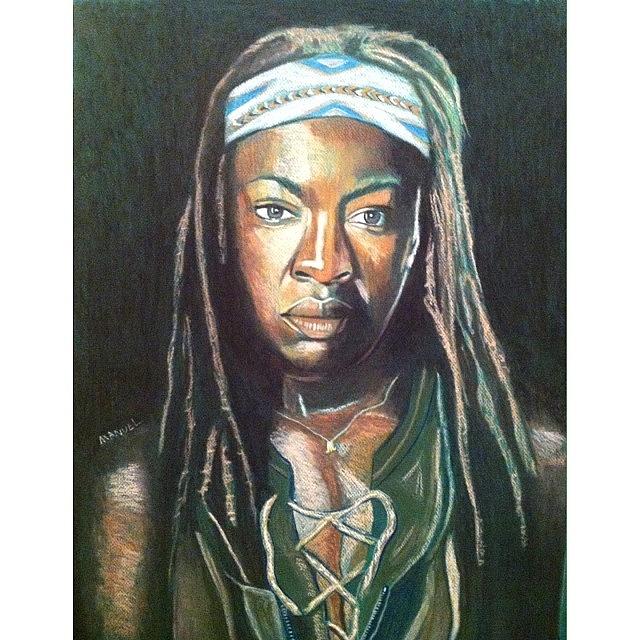 Michonne Photograph - Finished Version Of My #michonne by Desmond Manuel