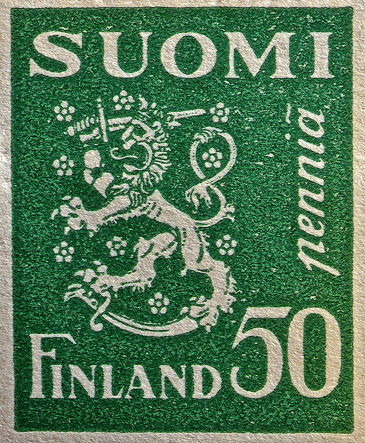 Finland Stamp Circa 1931 by Bill Owen