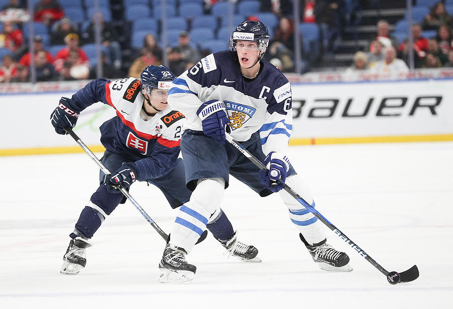 Finland v Slovakia - 2018 IIHF World Junior Championship Photograph by Nicholas T. LoVerde