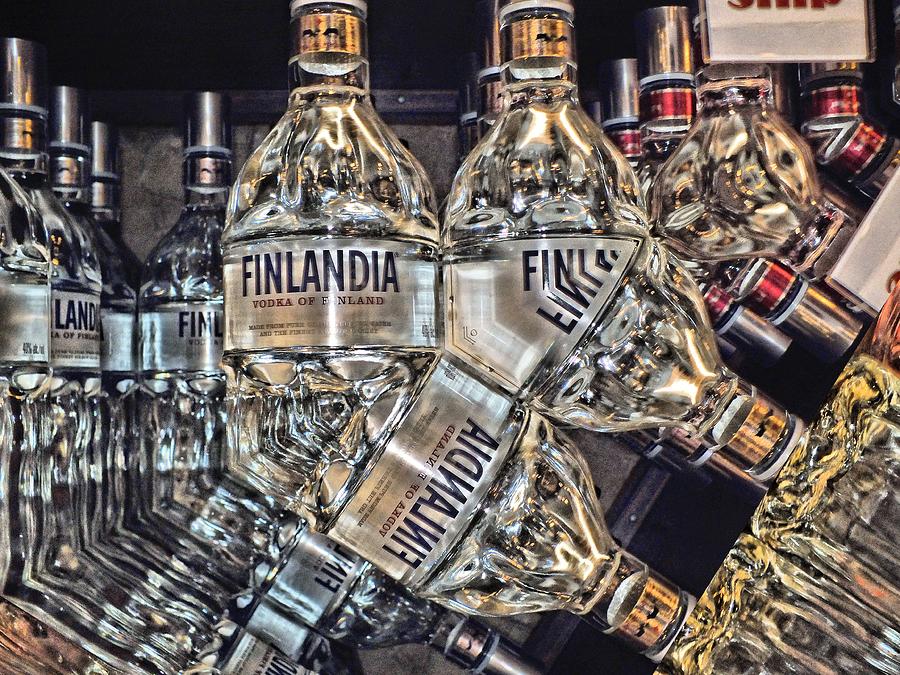 Bottle Digital Art - Finlandia by John Holfinger