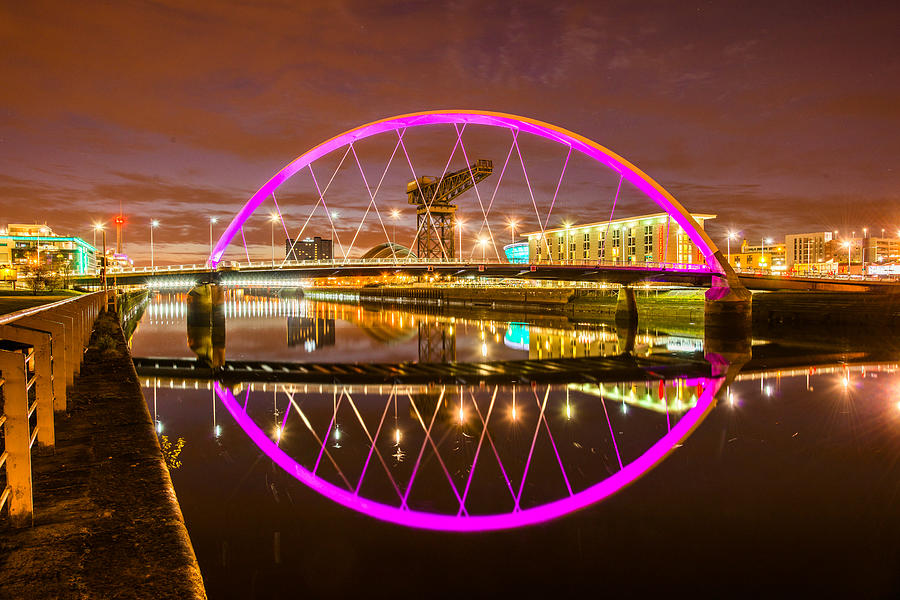 Finnieston Bridge, River Clyde Photograph by Image by Peter Ribbeck