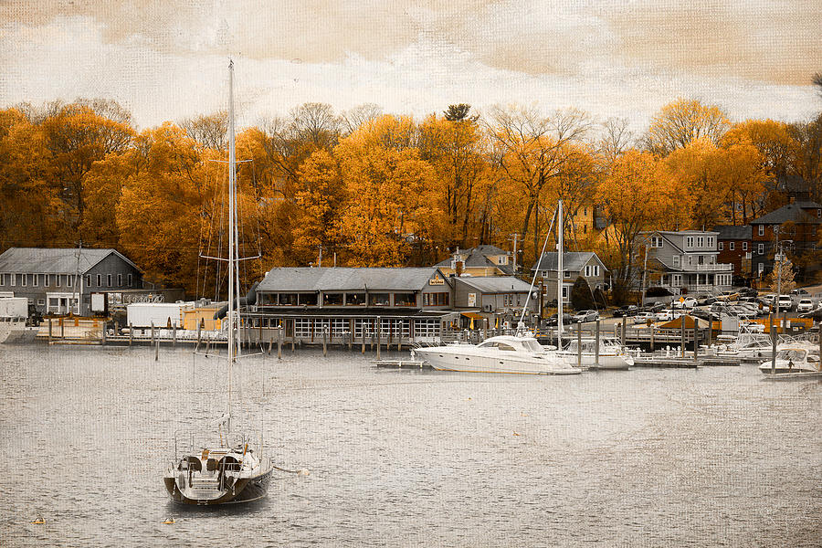 Finns Harborside East Greenwich Rhode Island Photograph by Lourry Legarde