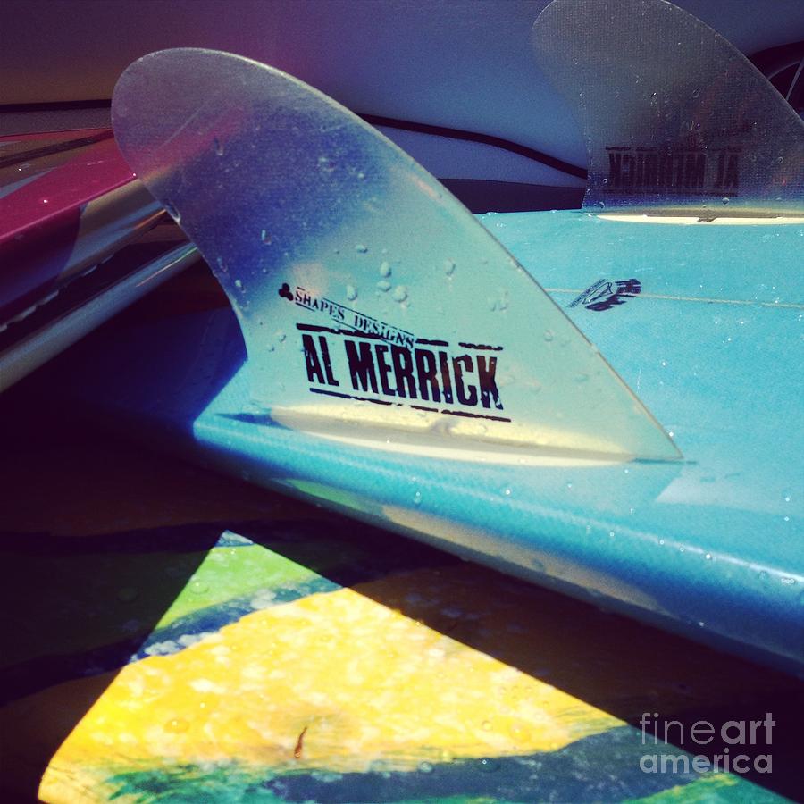 Boat Photograph - Fins  by M West