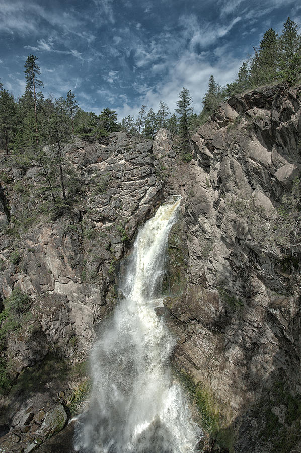 Fintry Falls in Spring Photograph by Allan Van Gasbeck