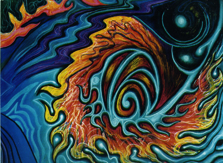 Grateful Dead Pastel - Fire Air Water Earth 6 by Fire Air Water Earth