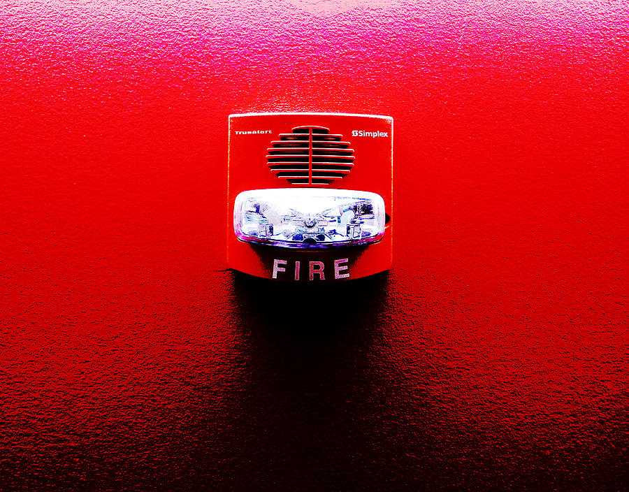 Fire Alarm Strobe Photograph by Richard Reeve