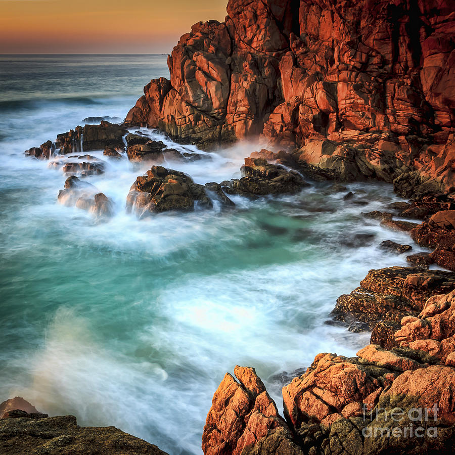 Fire and Ice at Penencia Point Galicia Spain Photograph by Pablo Avanzini
