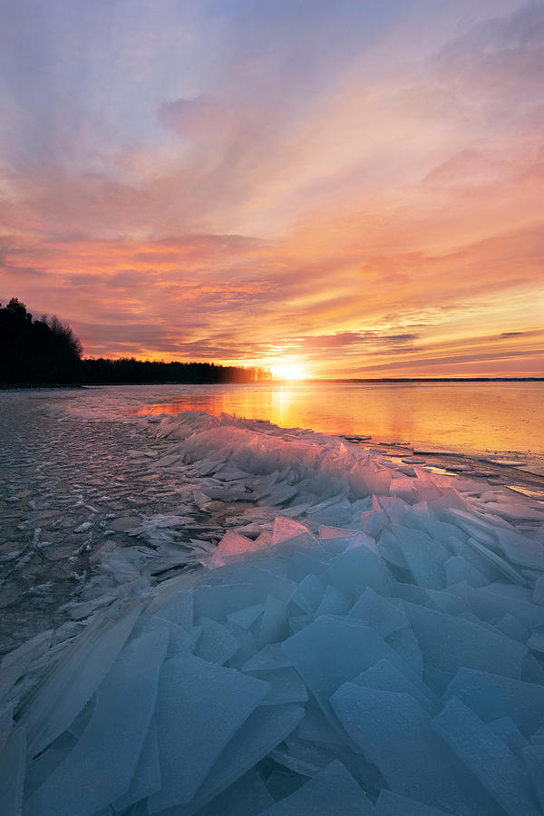Sun Photograph - Fire And Ice by Christian Lindsten Sun Photograph - Fire And Ice by Christian Lindsten