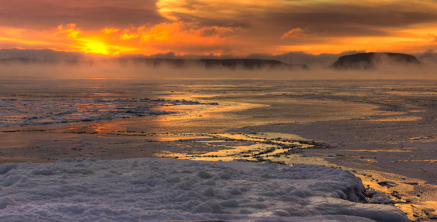 Fire and Ice cropped Photograph by Jakub Sisak