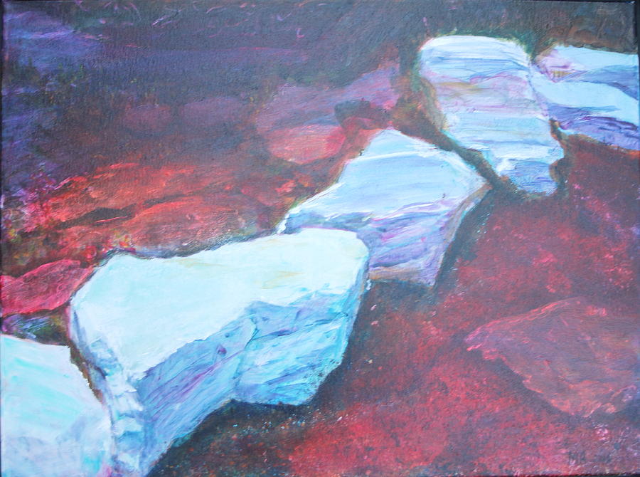 Fire and Ice Painting by Madeleine Arnett