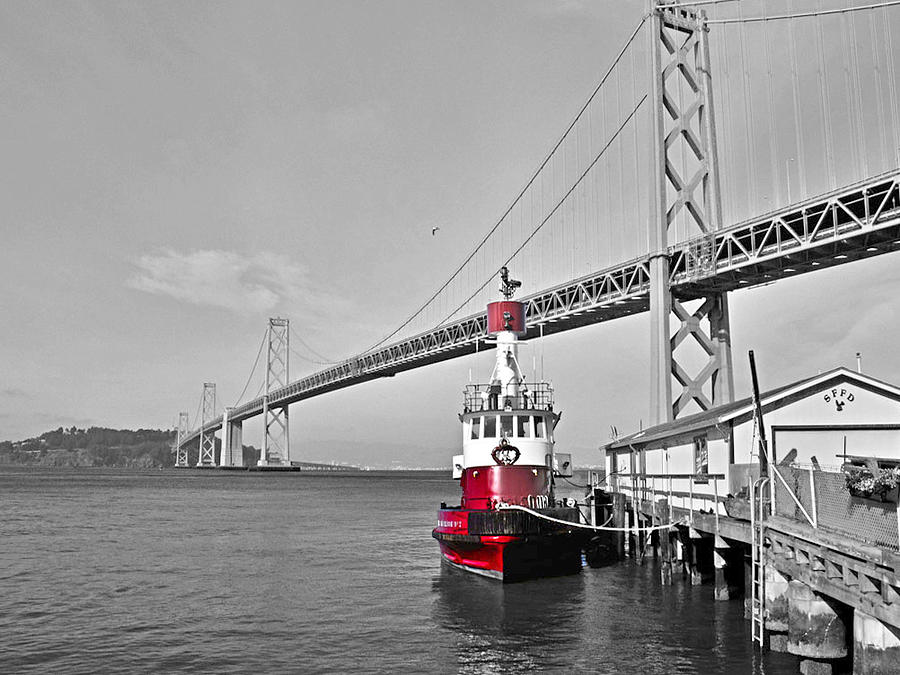 Fire Boat  San Francisco Photograph by Caroline Stella