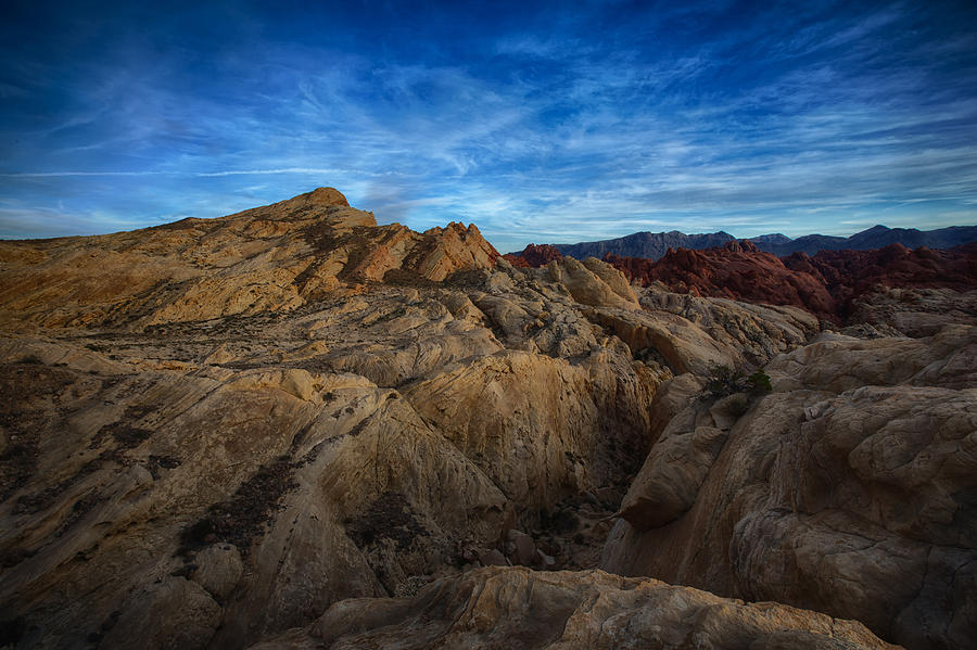 Desert Photograph - Fire Canyon Twilight by Rick Berk