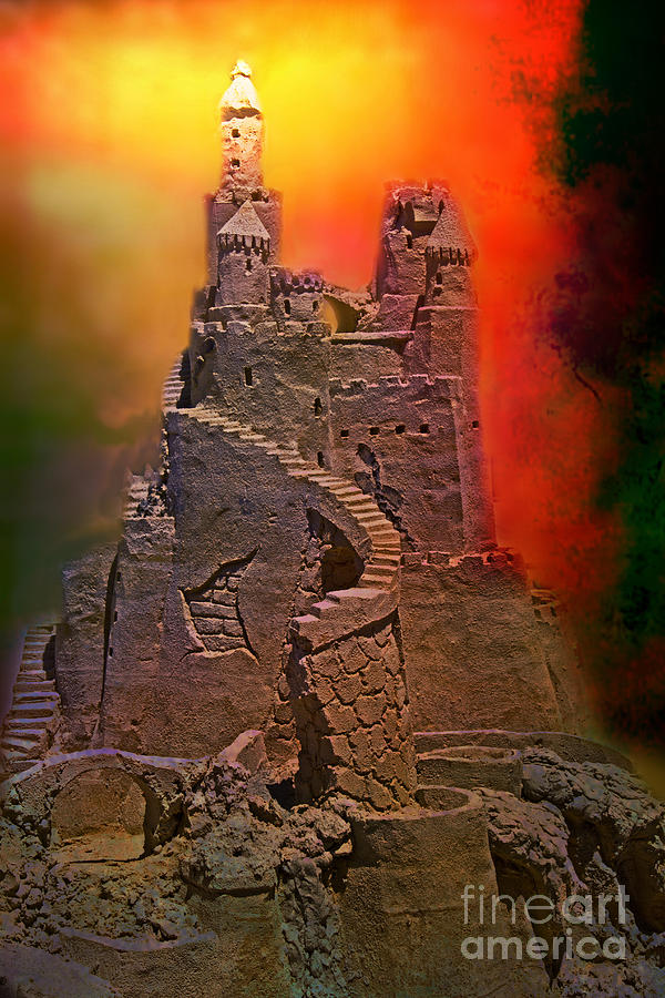 Castle Photograph - Fire Castle by Tom Gari Gallery-Three-Photography