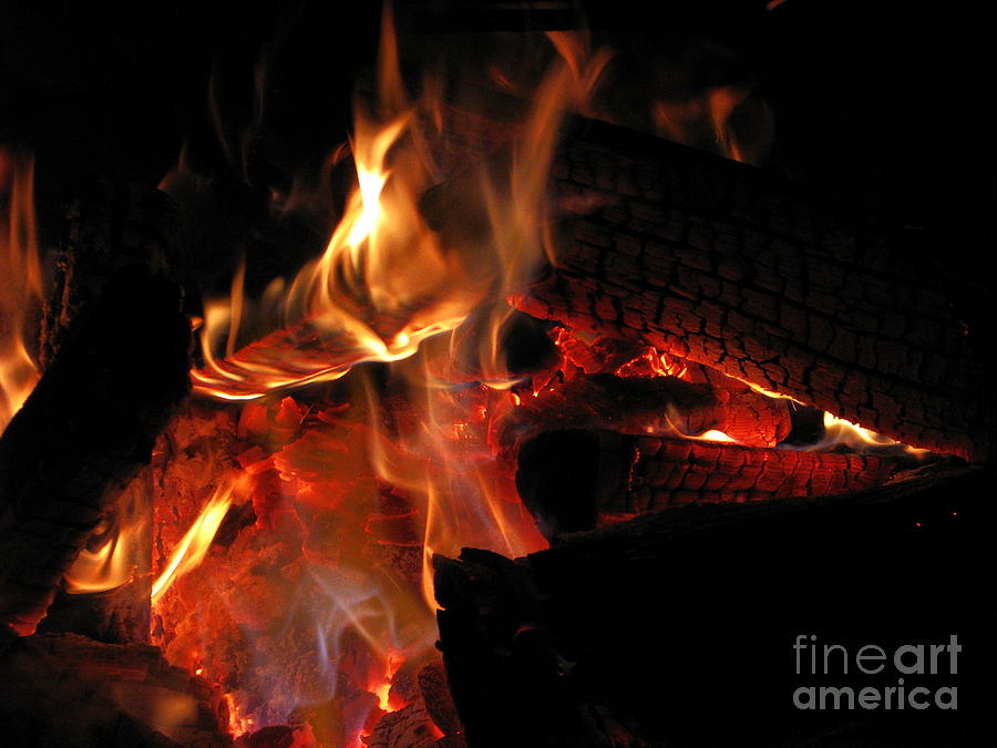 Fire Coals Photograph by Michael Krek