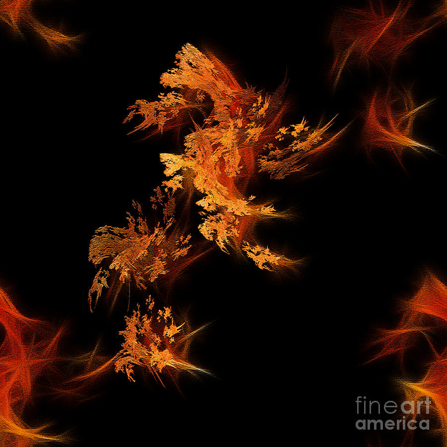 Fire Dance Digital Art by Yvonne Johnstone