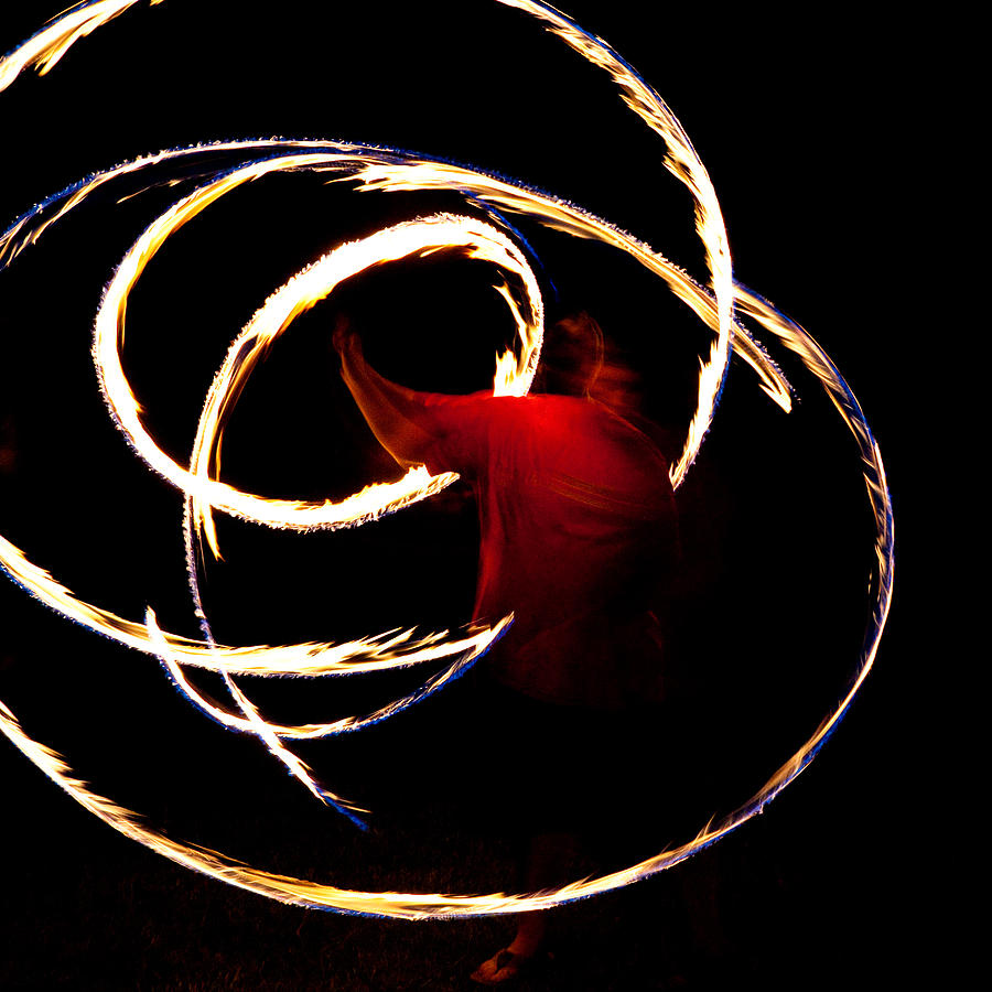 Fire Dancer Photograph by Sennie Pierson