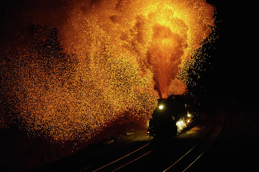 Transportation Photograph - Fire Dragon by Shirley Shen