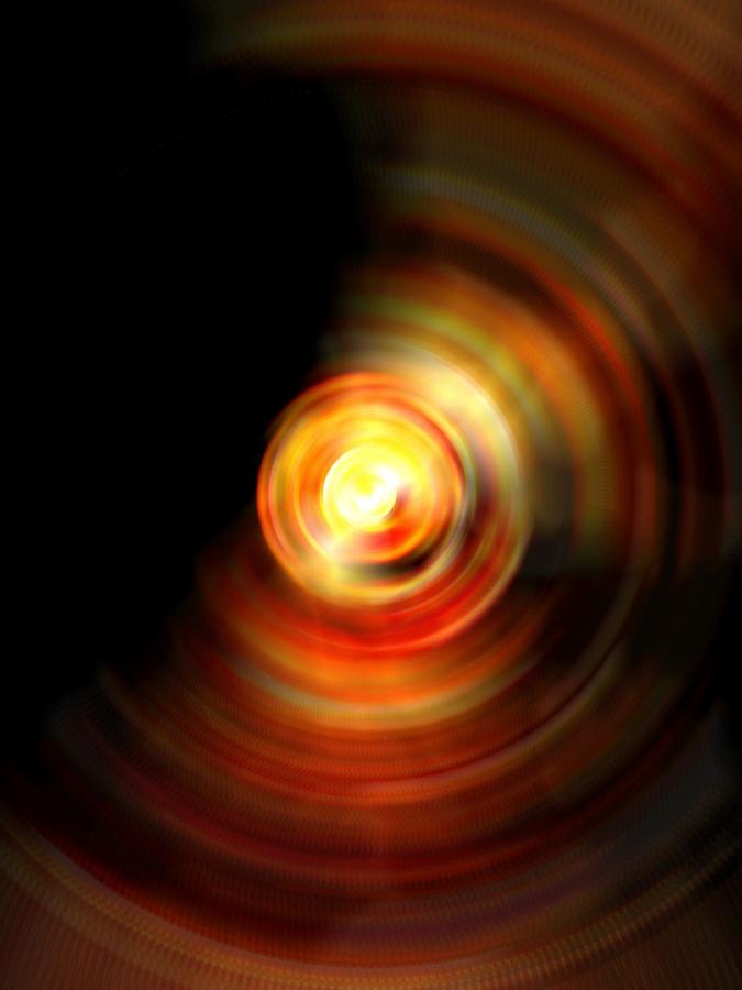Abstract Photograph - Fire Drop by Carlee Ojeda