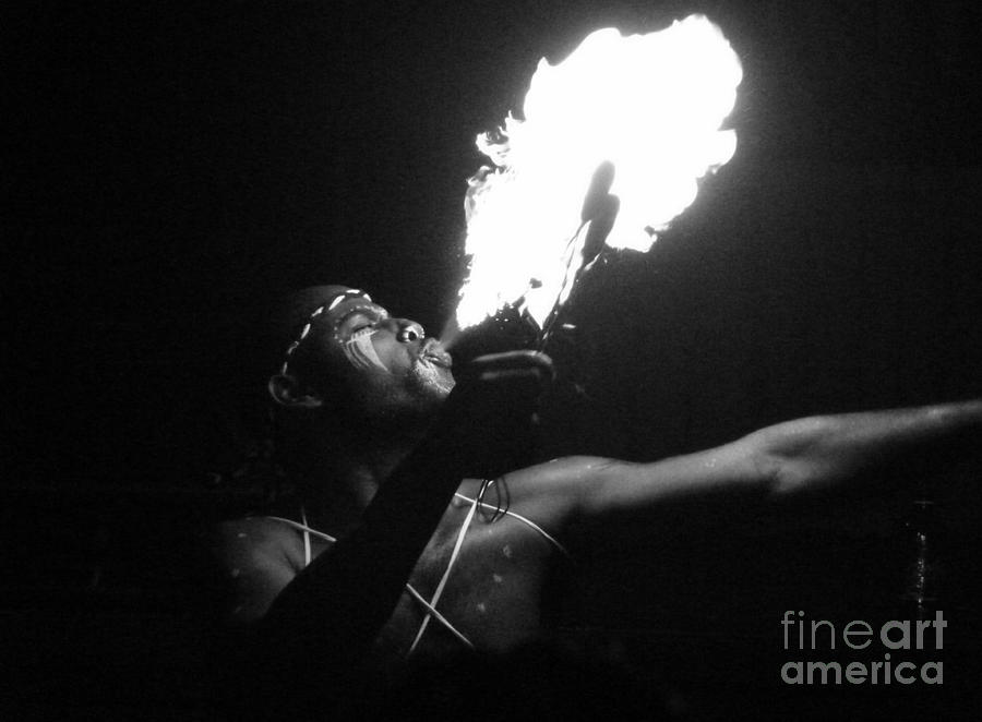 Actor Photograph - Fire Eater by Anna  Duyunova