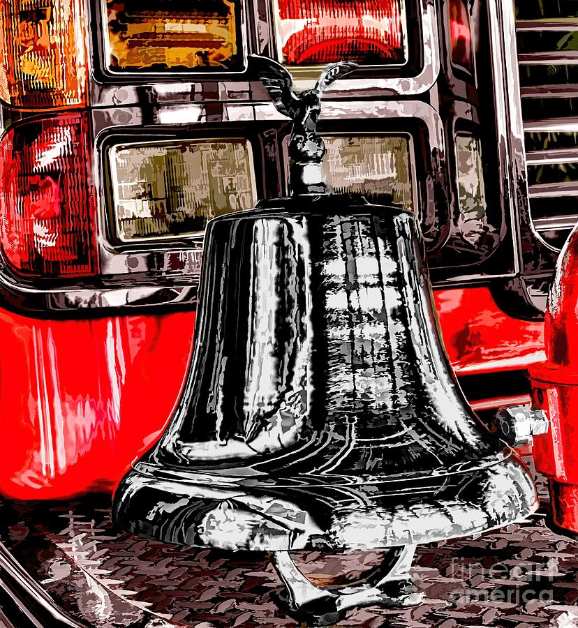 Fire Engine Bell Photograph by Jim Lepard