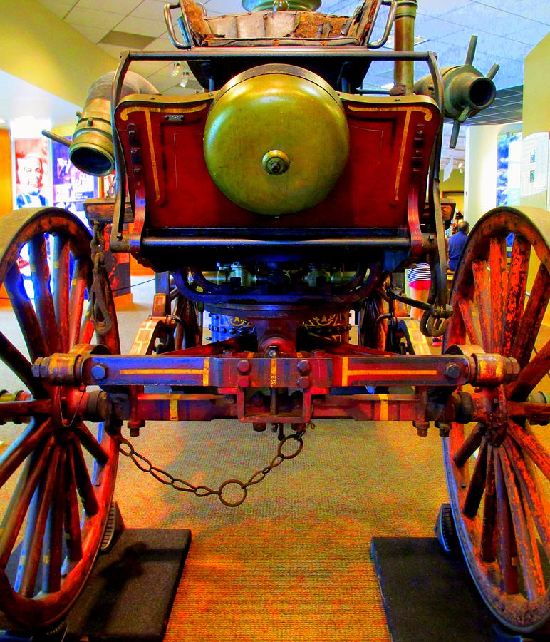 Fire Engine Old Salem Photograph by Randall Weidner