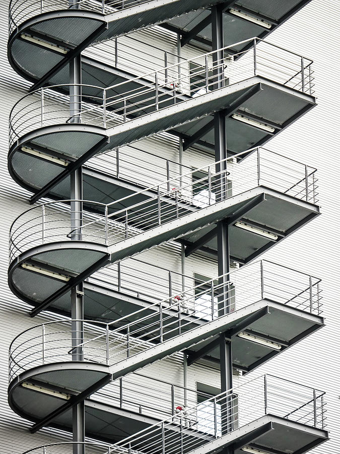 Fire Escape Photograph by Foottoo