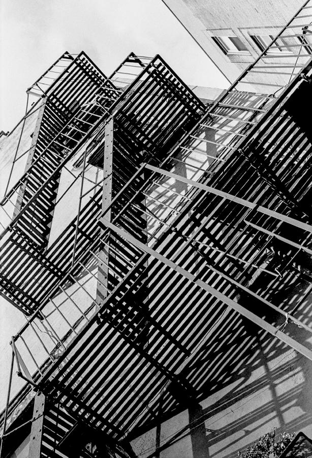 Architecture Photograph - Fire Escapes by Andrew Kazmierski