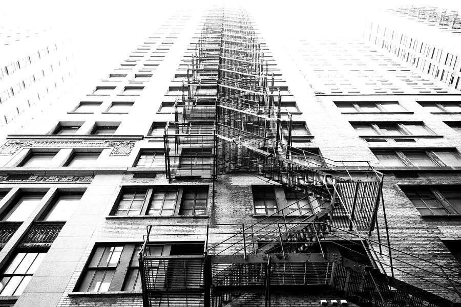Fire Escapes to the Sky Photograph by Anthony Doudt