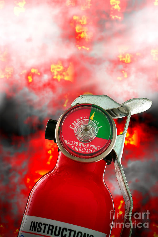 Fire Extinguisher  Photograph by Olivier Le Queinec