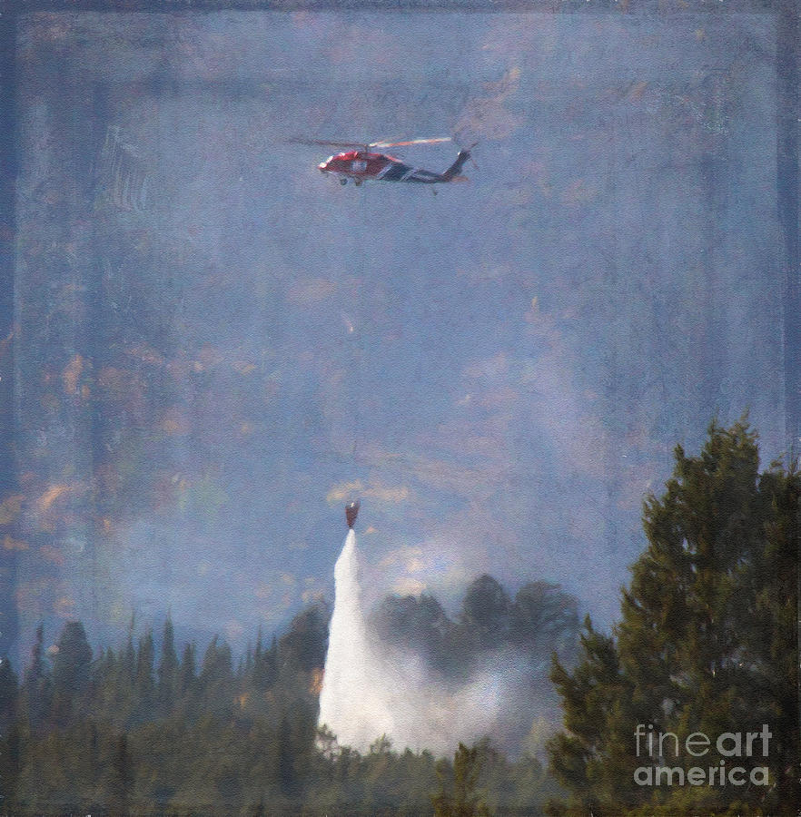 Fire Fighting Helicopter Photograph by Clare VanderVeen