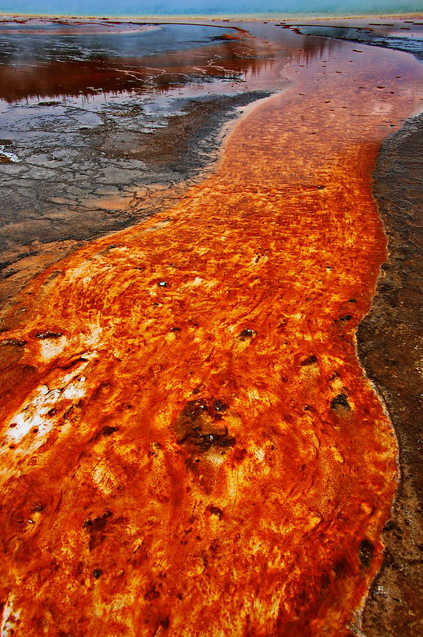 Fire Flow - Yellowstone Photograph by Russ Harris
