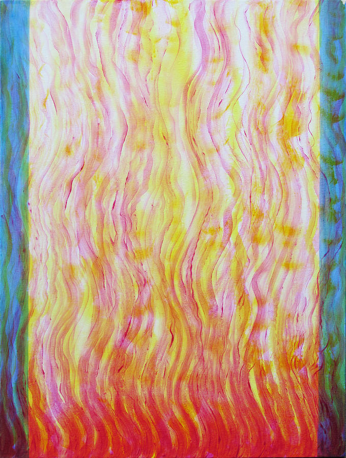 Fire Flow Painting by Tom Hefko