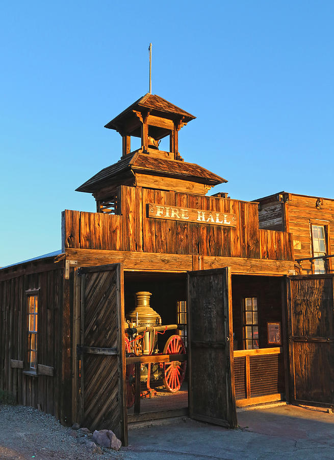 Fire Hall Calico Ghost Town Photograph by Michael Hope