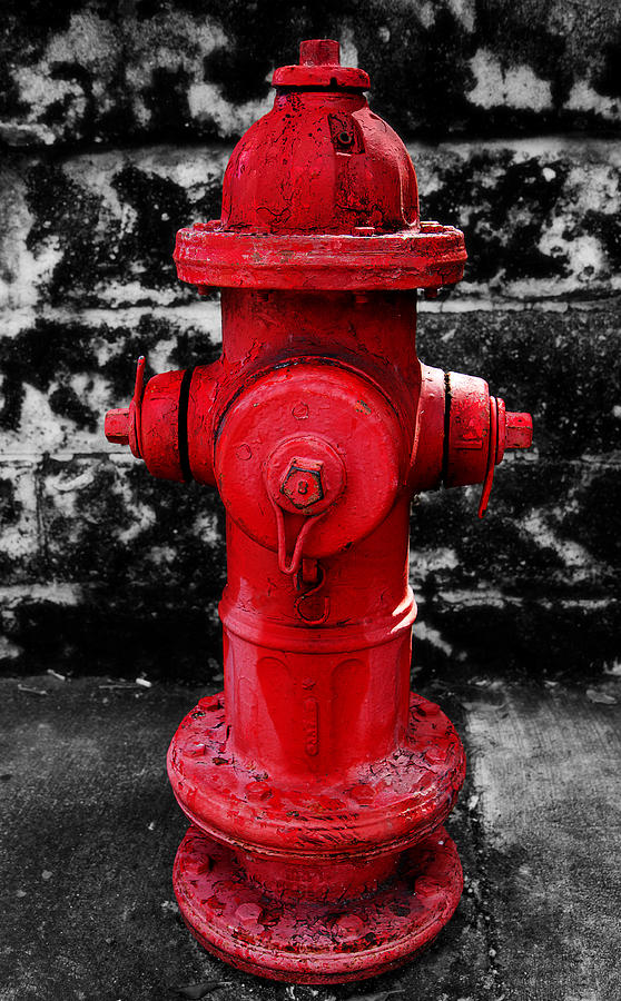 Abstract Photograph - Fire Hydrant Key West Florida by Mr Bennett Kent