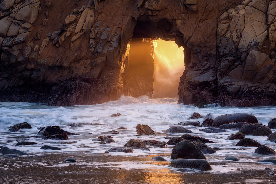 Landscape Photograph - Fire In The Hole by Daniel F.