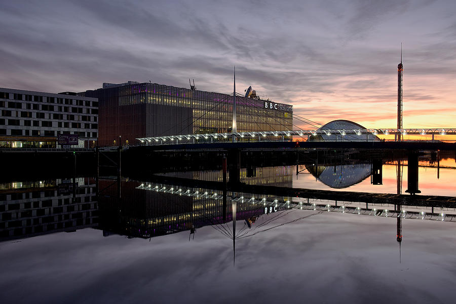 Fire in the Sky at the Clyde Front Photograph by Stephen Taylor