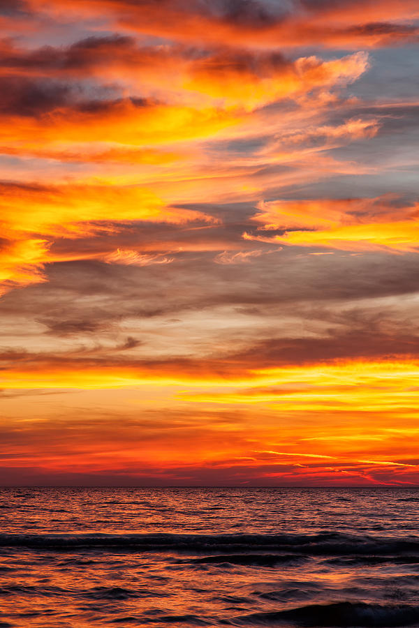 Landscape Photograph - Fire In The Sky by Brian Boudreau Landscape Photograph - Fire In The Sky by Brian Boudreau