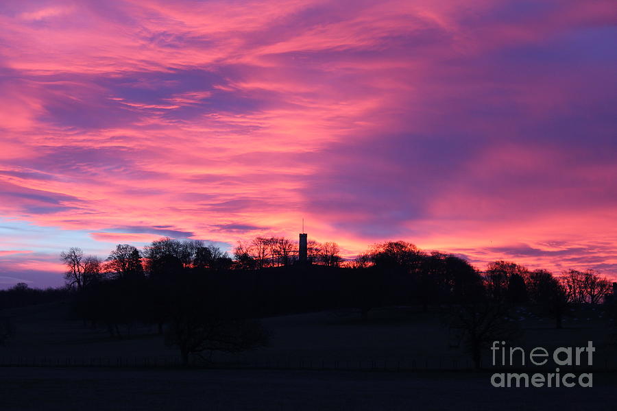 Fire in the Sky Photograph by David Grant