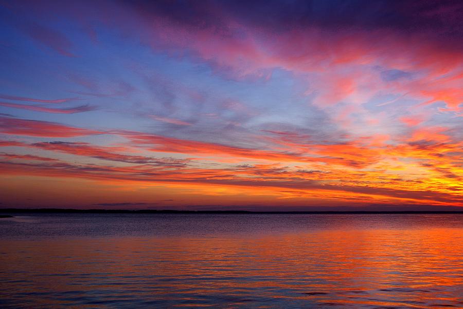 Fire in the Sky Photograph by Doug Edmunds - Fine Art America