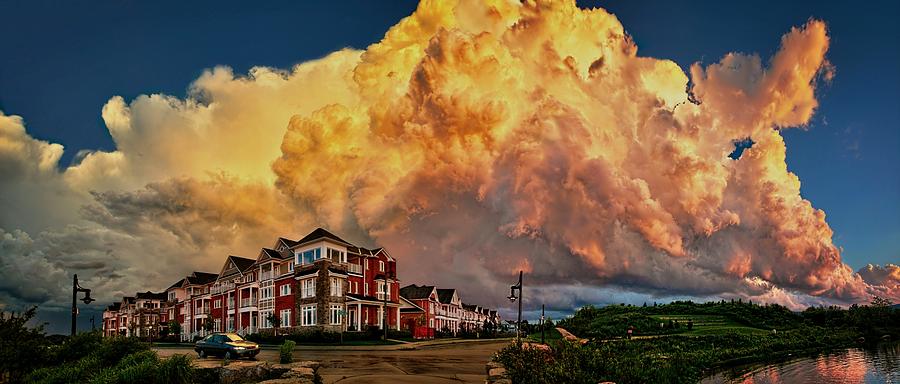 Fire in the Sky Digital Art by Jeff S PhotoArt