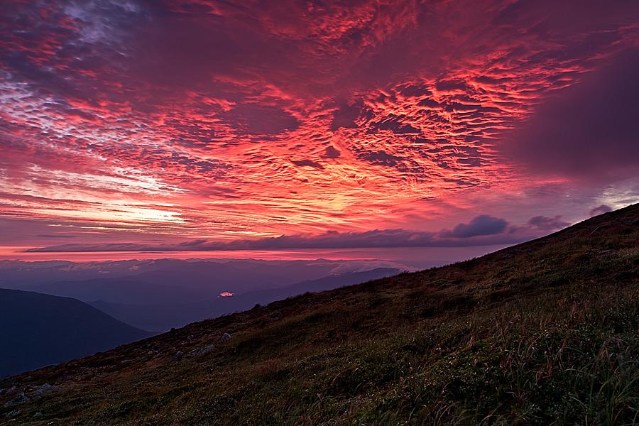 Fire In The Sky  Photograph by Jeff Sinon