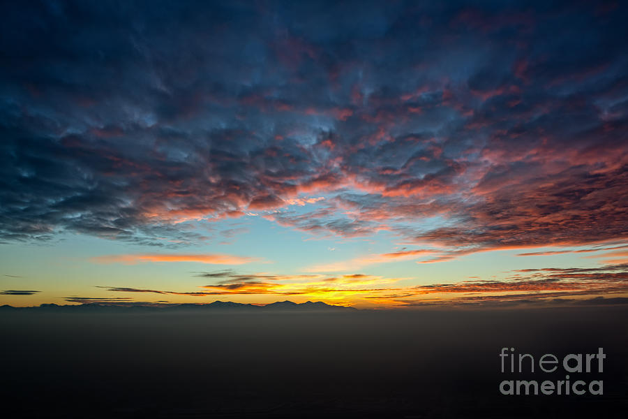 Fire In The Sky Photograph by Michael Ver Sprill